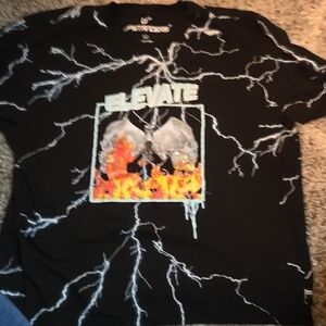 Elevate Graphic Tee with Lightning Design